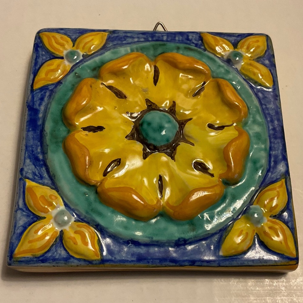 Italian Hand Painted Tile - Picture 5 of 8